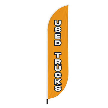 USED TRUCKS FEATHER FLAG