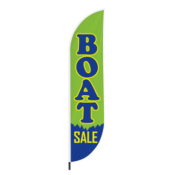 BOAT SALE FEATHER FLAG