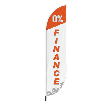 FINANCE FEATHER FLAG
