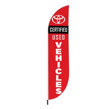 CERTIFIED USED VEHICLES FEATHER FLAG