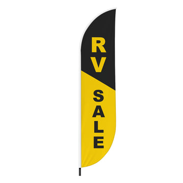 RV SALE FEATHER FLAG