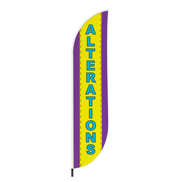 ALTERATIONS FEATHER FLAG