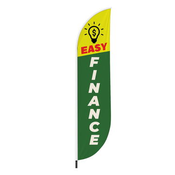 EASY FINANCE FEATHER FLAG