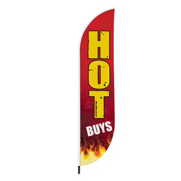 HOT BUYS FEATHER FLAG