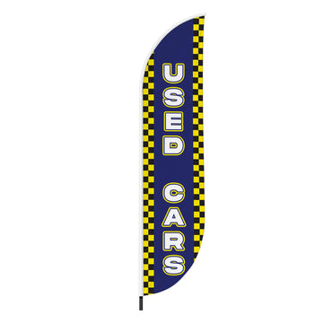 USED CARS FEATHER FLAG