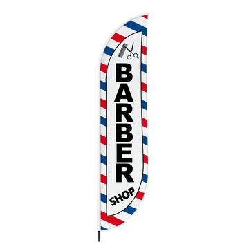 BARBER 2 FEATHER FLAG