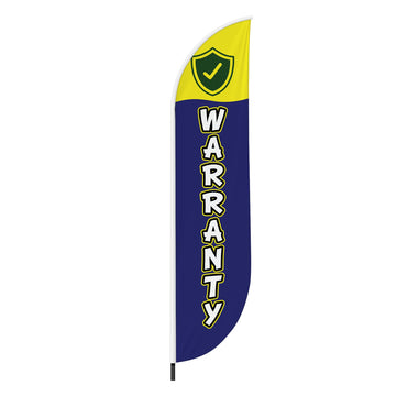 WARRANTY FEATHER FLAG