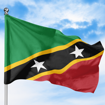 SAINT KITTS & NEVIS FLAG