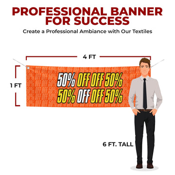 50% OFF LARGE BANNER