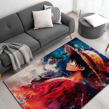 One Piece Luffy Customized Rug (62x40inch)