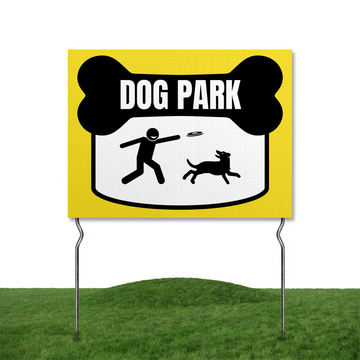 DOG PARK YARD SIGN