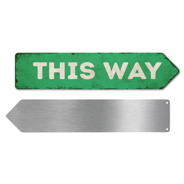 CUSTOM METAL ARROW RIGHT