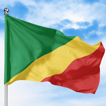 REPUBLIC OF THE CONGO-BRAZZAVILLE FLAG