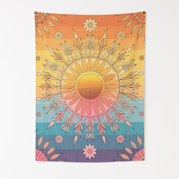 BOHO SUNBURST TAPESTRY