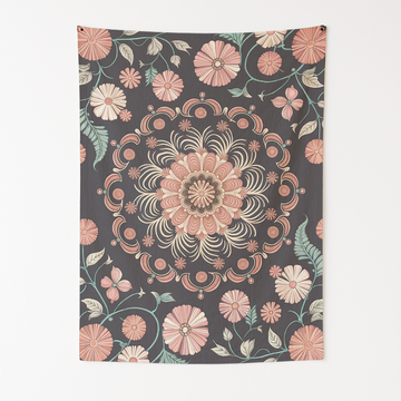 INDIAN HENNA ART TAPESTRY