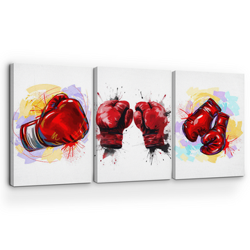 BOXING GLOVES WALL CANVAS
