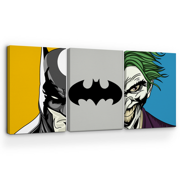 BATMAN & JOKER WALL CANVAS
