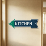 Metal & Arrow Sign