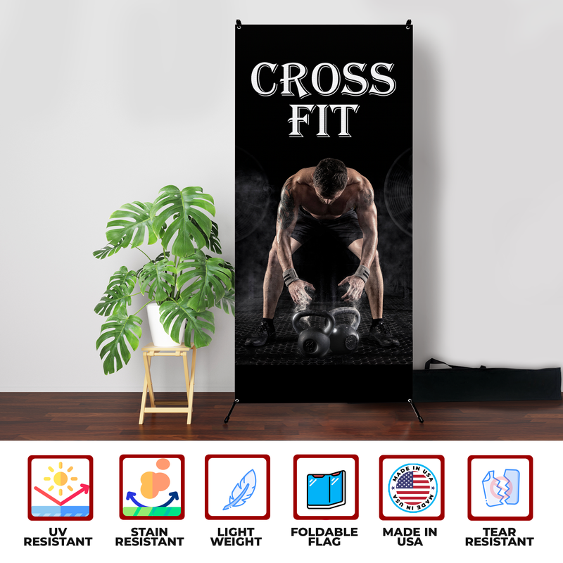 CROSS FIT X-BANNER