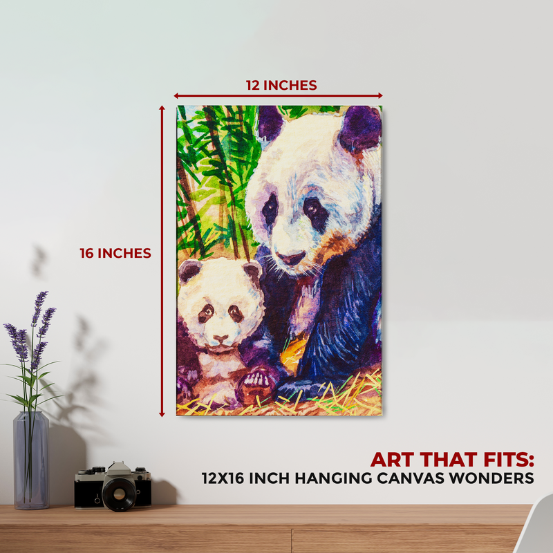 PANDAS DECOR CANVAS