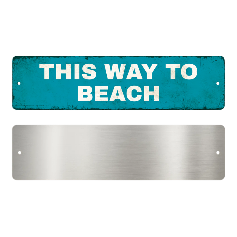 THIS WAY TO BEACH SIGN