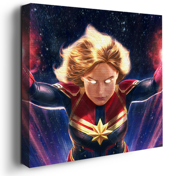 CAPTAIN MARVEL WALL CANVAS DECOR