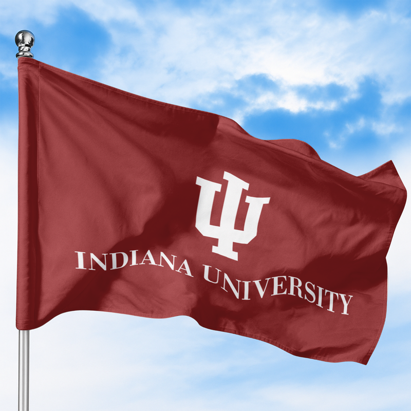 INDIANA UNIVERSITY FLAG