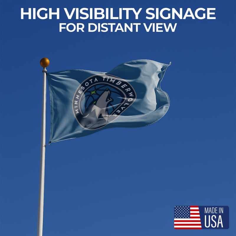 MINNESOTA TIMBERWOLVES FLAG