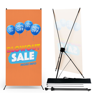 BLOWOUT SALE X-BANNER