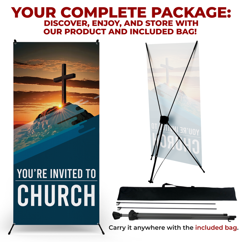 CHURCH INVITATION X-BANNER