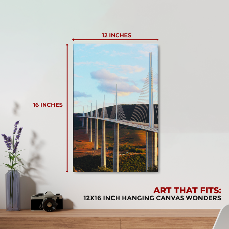 MILLAU VIADUCT BRIDGE PARIS CANVAS DECOR