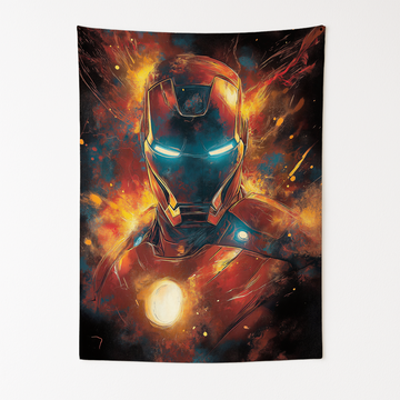 IRON LEGACY: ARC REACTOR GLOW WALL TAPESTRY
