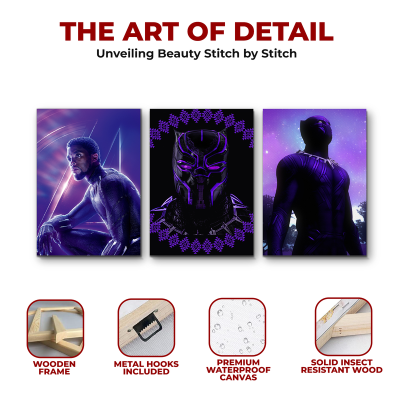 BLACK PANTHER CANVAS DECOR