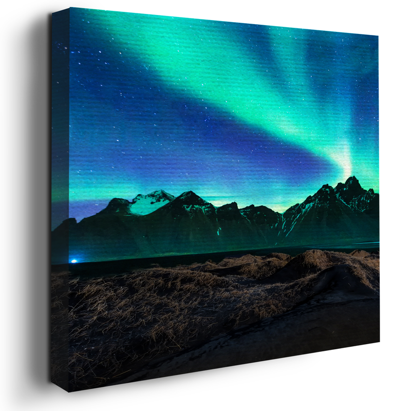 NORTHERN LIGHTS WALL CANVAS DECOR