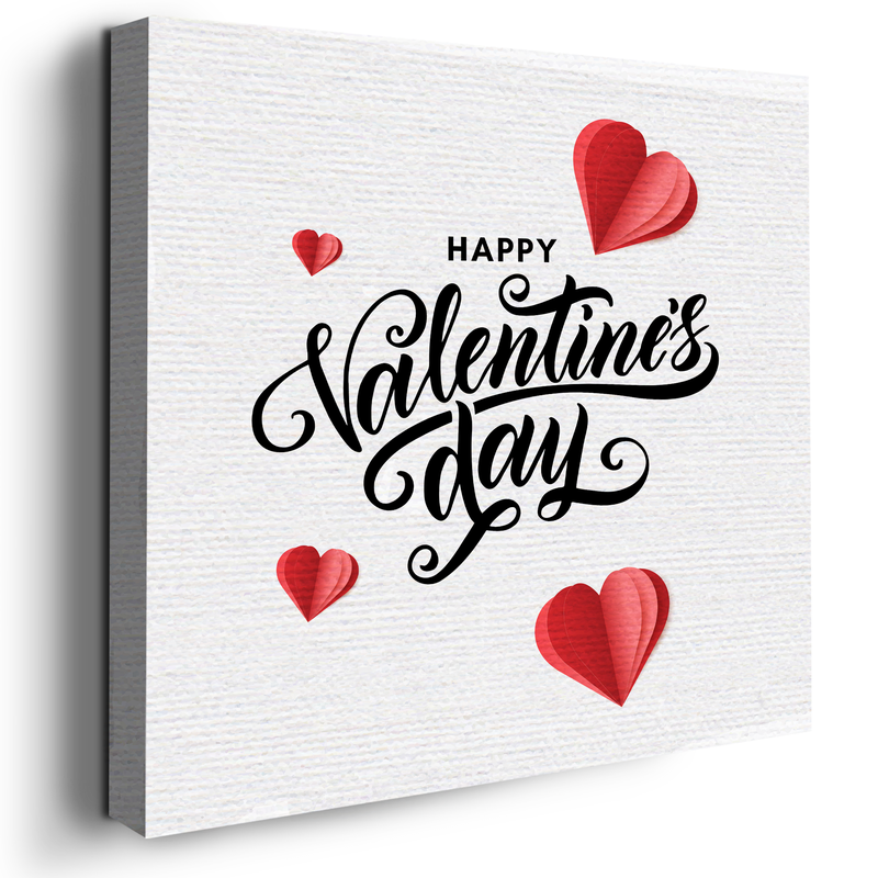 HAPPY VALENTINE'S DAY CANVAS DECOR