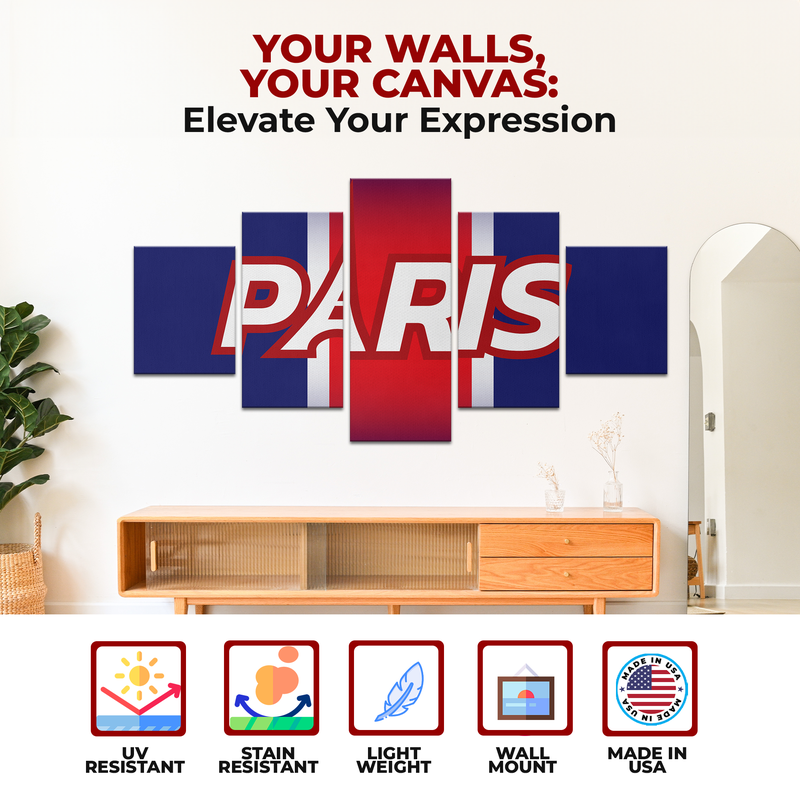 PARIS SAINT-GERMAIN URBAN DECOR CANVAS