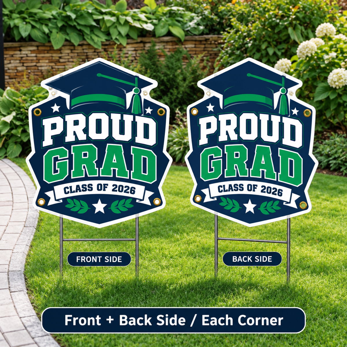 Custom Shape Cut Yard Signs