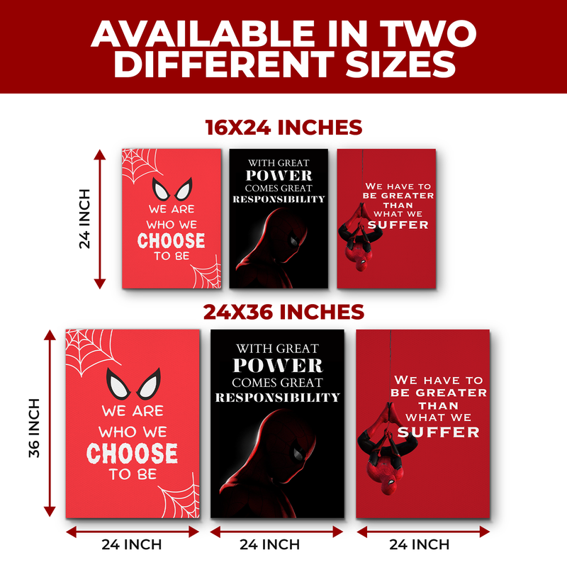 MORE THAN SPIDERMAN CANVAS DECOR