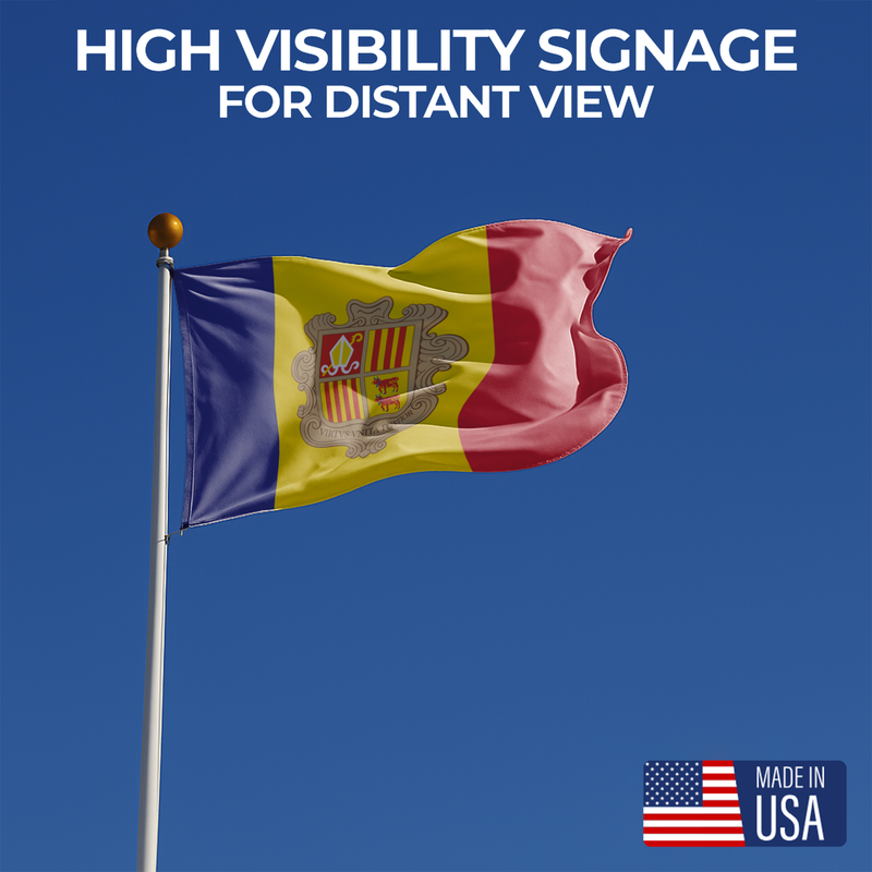 ANDORRA FLAG