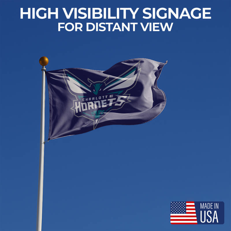 CHARLOTTE HORNETS FLAG