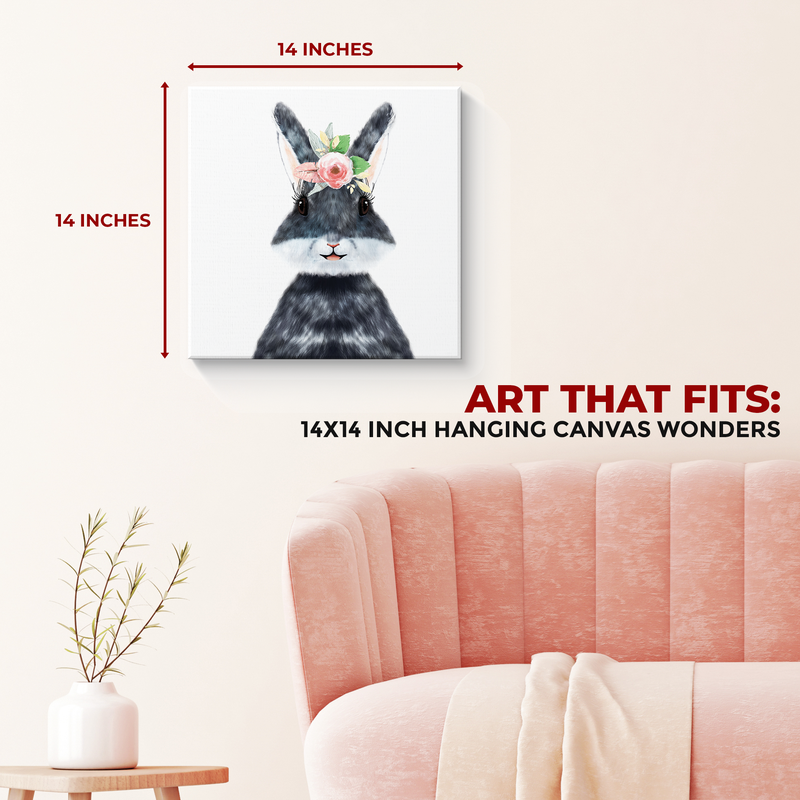 MS. BUNNY/ RABBIT DECOR CANVAS