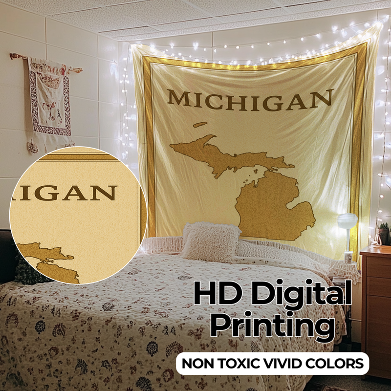 MICHIGAN WALL TAPESTRY