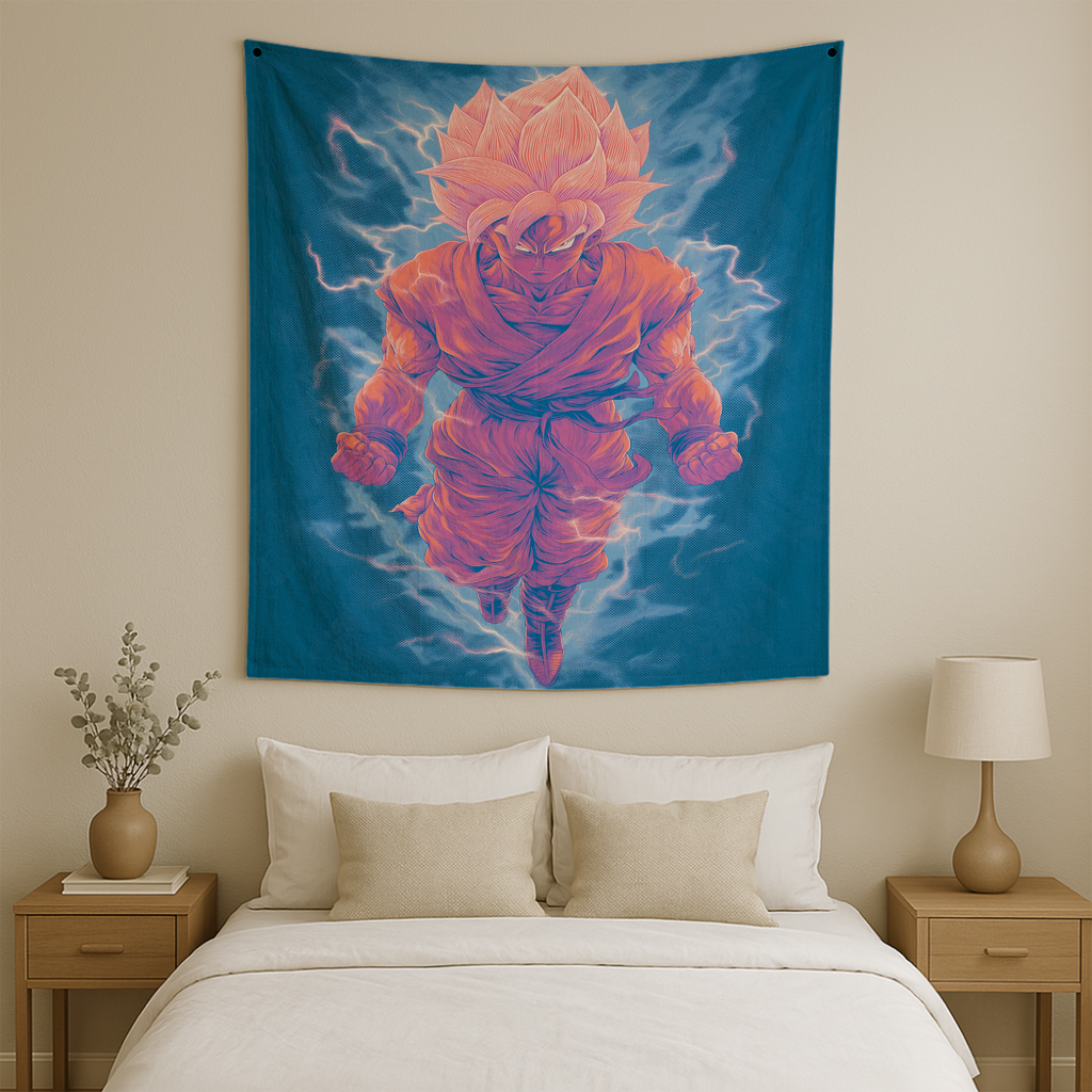 DRAGON BALL: SUPER SAIYAN SURGE WALL TAPESTRY