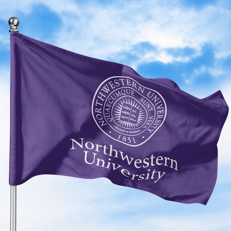 NORTHWESTERN UNIVERSITY FLAG