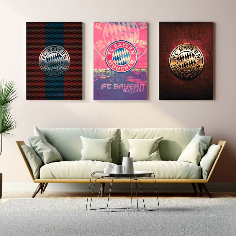 BAYERN MUNCHEN FC WALL CANVAS