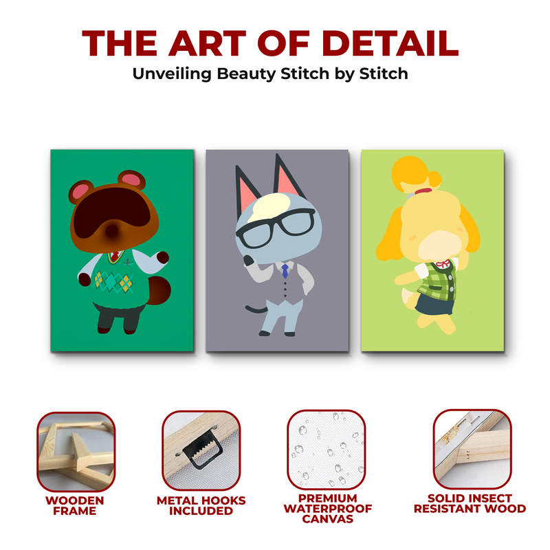 ANIMAL CROSSING CANVAS DECOR