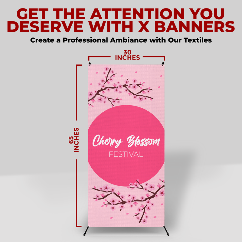CHERRY BLOSSOM FESTIVAL X-BANNER
