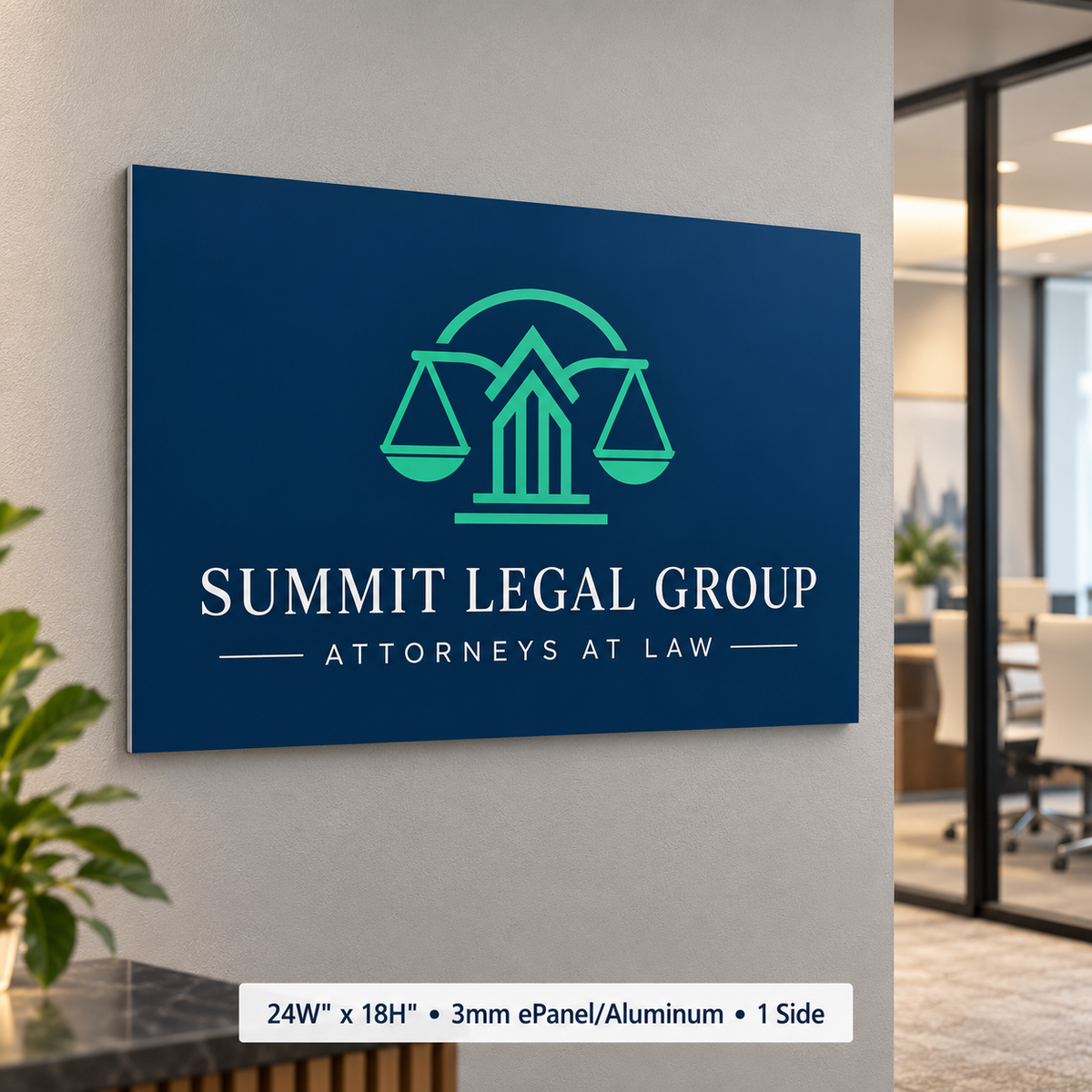 Custom E-Panel Aluminum Composite Signs