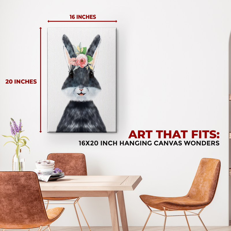 MS. BUNNY/ RABBIT DECOR CANVAS