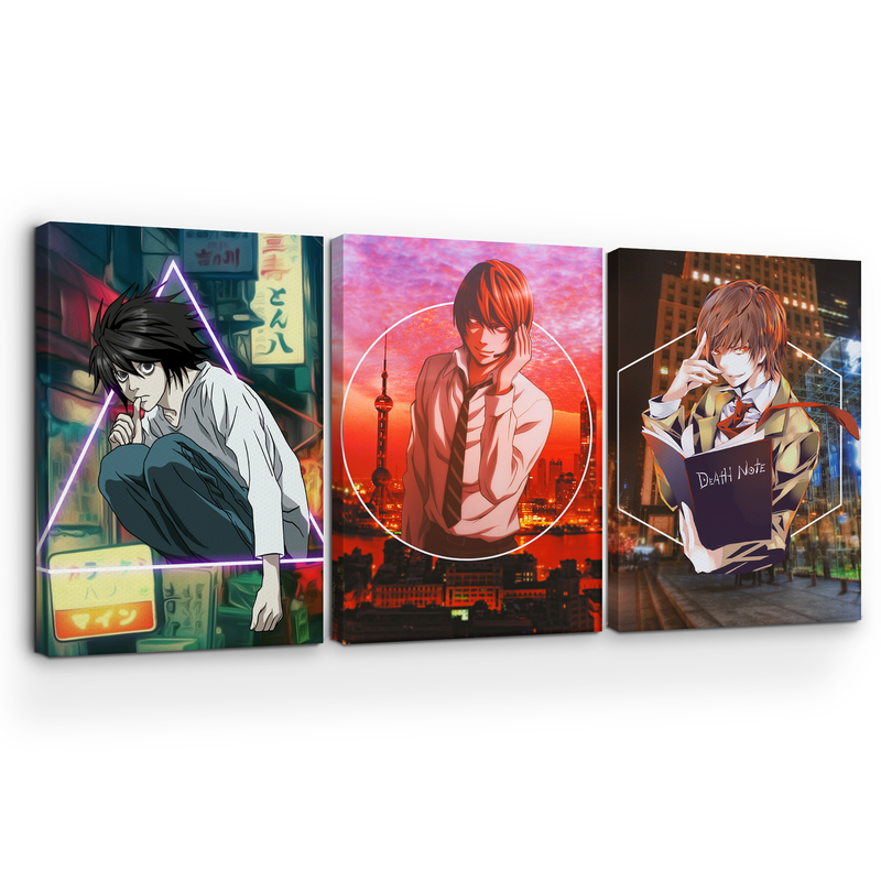 DEATH NOTE WALL CANVAS
